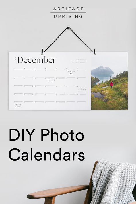 Diy Picture Calendar, Calendar Designs Ideas, Diy Photo Calendar Ideas, Photography Calendar Design, Diy Calendar Binding, Photo Calendar Ideas, Creative Calendar Ideas, Wall Calendar Design Ideas, Desk Calendar Ideas