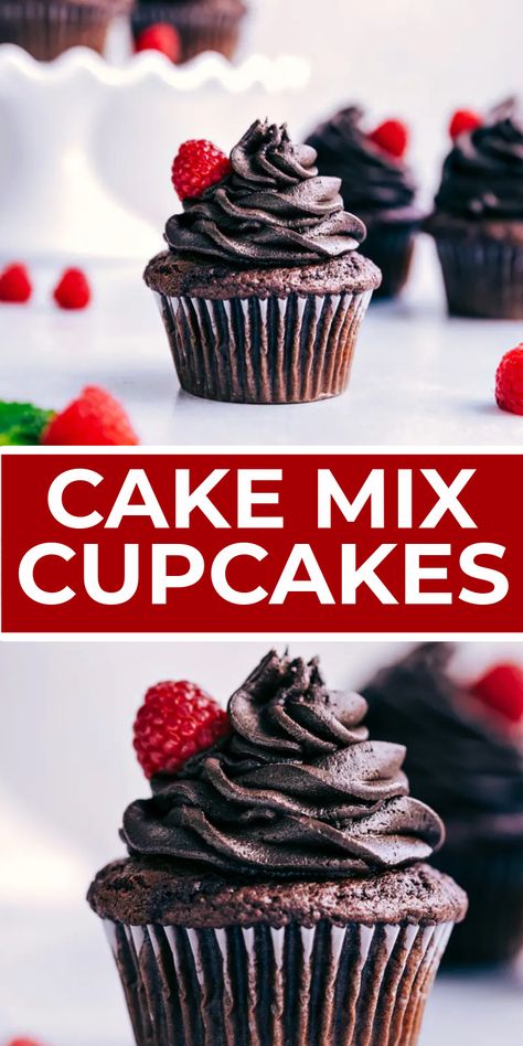 Best Cupcakes From A Box Cake Mixes Dessert Recipes, Pie, Pastel, Box Cupcakes With Pudding Mix Vanilla, Cupcakes With Pudding Mix Chocolate, Boxed Chocolate Cupcakes, Mini Chocolate Cupcakes Moist, Box Chocolate Cupcakes, Chocolate Cupcakes From Box Instant Pudding