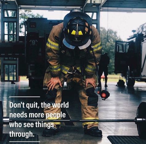 Firefighter Quotes Motivation, Firefighter Photography, Female Firefighter Quotes, Firefighter Brotherhood, Firefighter Calendar, Firefighter Training, Firefighter Art, Firefighter Wedding, Firefighter Paramedic