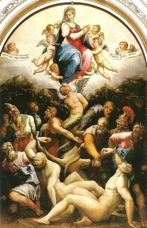 HISTORY | Santi Apostoli | Florence Giorgio Vasari, The Immaculate Conception, Immaculate Conception, Johannes Vermeer, Sea Art, Adam And Eve, European Art, American Artists, Florence