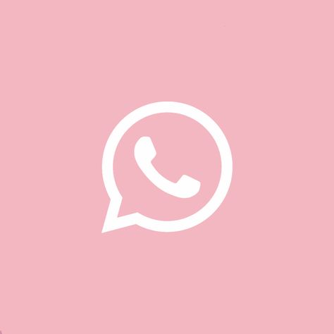 Whatsapp Widget, Pink Whatsapp, Pastel Pink Icons:), Pink And Black Wallpaper, Whatsapp Logo, Kawaii App, Whatsapp Icon, Zestaw Ikon, Theme Pink