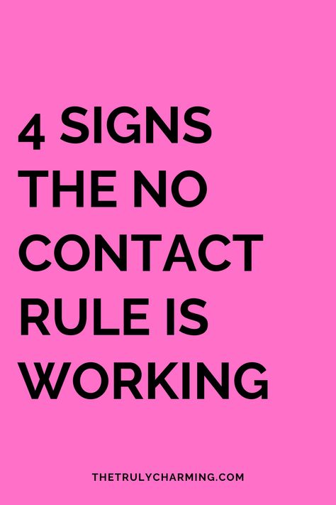 In today’s post we’re going to explain in detail four signs the No Contact rule is working, and why it’s the healthiest thing you can do after parting ways with your partner. 3 Day No Contact Rule, 30 Day No Contact Rule, How To Go No Contact, Relationships Questions, No Contact Rule, Red Flags In Relationships, Unique Date Night Ideas, Friendship Tips, Does He Love Me