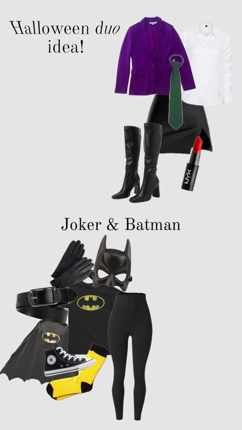 💚🖤 #halloween #joker #batman #costume #costumeidea #costumeduo Halloween Joker, Joker Halloween Costume, Batman And Joker, Halloween Duos, Joker Halloween, Batman Costumes, Duo Costumes, Joker Costume, Batman Costume