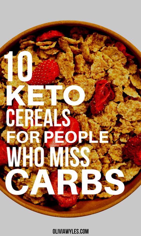 Low Carb Vegetables List, Low Carb Keto Breakfast, Low Carb Cereal, Keto Cereal, Low Carb Drinks, Keto Tips, Keto Crockpot Recipes, Keto Recipes Ketogenic, Low Carb Meal