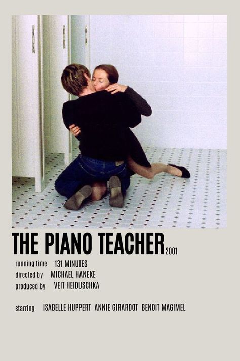 The Piano Teacher Movie, My Teacher Movie, The Piano Teacher, Good Animated Movies, Film Recommendations, Movies To Watch Teenagers, Teacher Posters, Movie To Watch List, French Movies