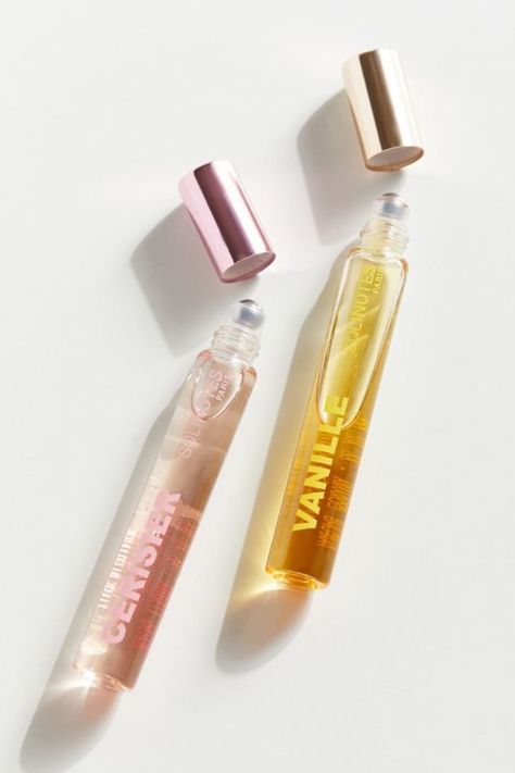 15 Rollerball Gifts Under $25 That Smell So Good, You'll Want to Keep Them For Yourself Roll Perfume, Fruit Slime, Beauty Logos, Face Ideas, Gifts Under 25, Cosmetic Packaging Design, Perfume Packaging, Roll On Perfume, Perfume Gift Sets