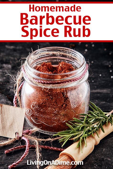 If you're looking for a delicious barbecue spice rub recipe that's easy to make and doesn't break the bank, then try this easy recipe! This versatile rub can also be used as a marinade and takes just a few minutes to whip up. The tangy barbecue flavor is sure to make your next BBQ a hit! Homemade Seasoning Mixes, Seasoning Mix Recipes, Seasoning Salt Recipe, Homemade Seasoning Salt, Spice Rubs, Homemade Barbecue, Homemade Seasoning, Dry Mixes, Rub Recipes