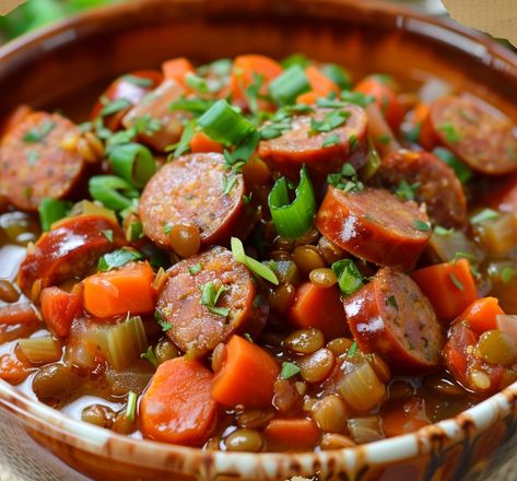 Hearty Sausage and Lentil Delight