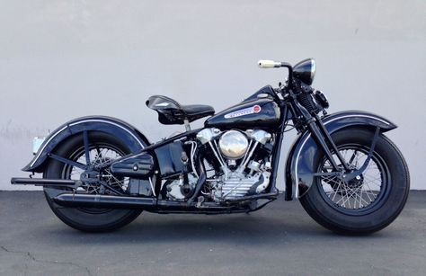 Did you see the custom Knucklehead from a couple of days ago and think, “that bike would be much better if it was put back to stock?” Well, here’s your chance to grab a ‘very original’ Knucklehead that’s had the same owner since 1974. There’s 46,028 miles on the chassis, but the motor and transmission have recently been rebuilt. Now ... Harley Knucklehead, Hd Motorcycles, Harley Davidson Trike, Vintage Harley Davidson Motorcycles, Motos Vintage, Harley Davidson Knucklehead, Motos Harley, Harley Davidson Vintage, Classic Harley Davidson