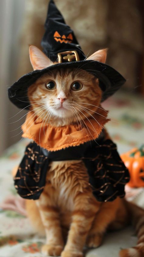 Halloween Cat Costumes Check more at https://www.yopacat.com/product/halloween-cat-costumes/ Halloween Costumes For Cats Diy, Halloween Pet Photoshoot, Cat Costumes For Cats, Cat Custome, Cats In Costumes, Cat Letters, Kitten Costume, Halloween Costume Cat, Halloween Cat Costume