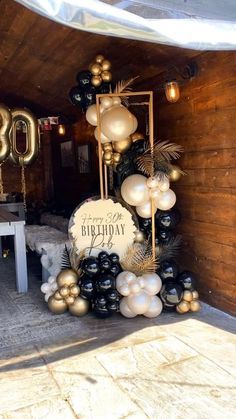 Men Birthday Color Scheme, Black And White Birthday Party Decor, 50th Birthday Colour Theme, All Gold Party Decorations, Black And Gold Party Backdrops, Formal Birthday Party Themes, 50th Birthday Set Up, Upscale Birthday Party Decor, Black Gold White Birthday Decorations