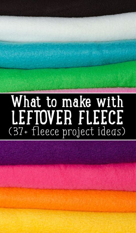 37+ easy fleece sewing projects to use up leftover fleece Fleece Sewing, Fleece Sewing Projects, Fleece Projects, Fat Quarter Projects, Sewing Fleece, Diy Event, Beginner Sewing Projects Easy, Leftover Fabric, What To Make