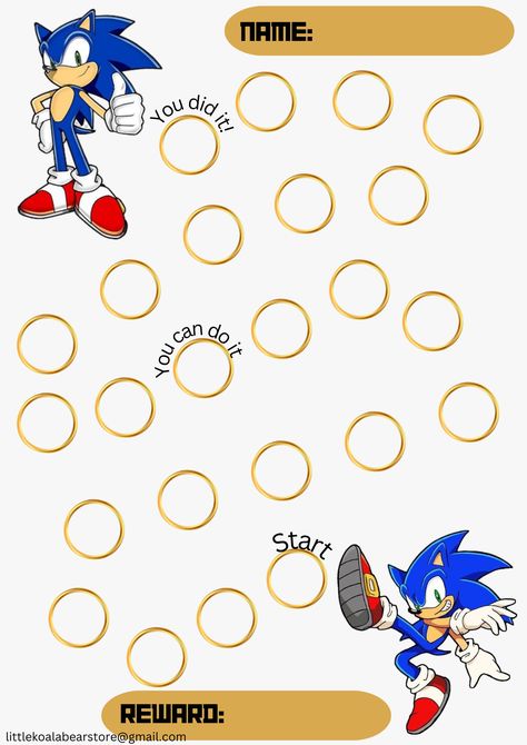 Sonic the hedgehog reward chart is waiting to be on your little boys wall to collect the stars. Sonic Learning Activities, Classroom Behavior Chart, Life Skills Kids, Potty Chart, Feelings Chart, Reward Chart Kids, Phonics Practice, Sticker Chart, Kids Schedule