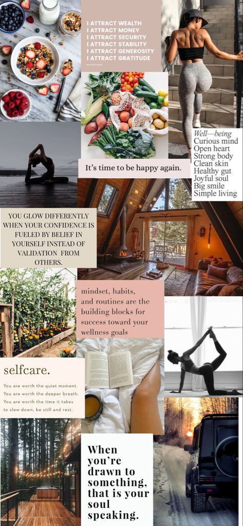 Healthy Living Mood Board, Vision Board For Good Health, Health Quotes For Vision Board, Mood Board Workout, Vision Board Fitness Aesthetic, Vision Board For Wedding, Healthy Dream Board, Vision Mood Board Inspiration, Health Wellness Pictures