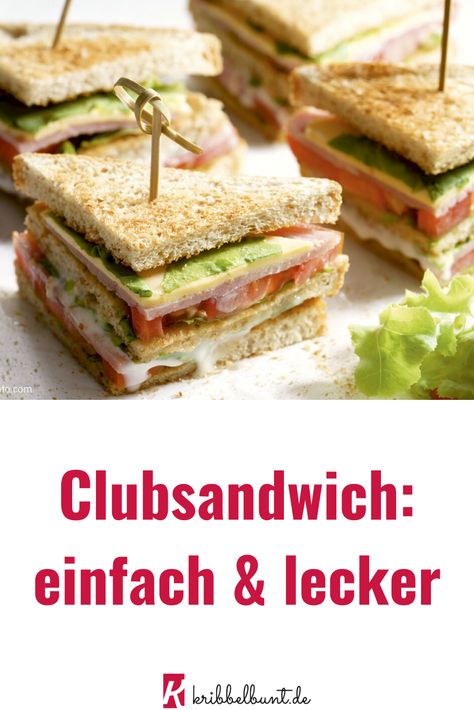 Der englische Klassiker mit Toast, Kochschinken, Hähnchen und Käse. Oder auch ganz frech mit anderen Zutaten, denn hier kann sich jeder austoben, wie er will. Rezept für die ganze Familie - schnell und einfach. #rezept #sandwich #picknick Sandwich Buffet, Subway Sandwich, Summer Sandwiches, Party Sandwiches, Party Buffet, Cheap Meals, Snack Bar, Finger Foods, Afternoon Tea