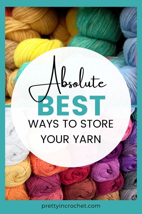 Tips and recommendations to safeguard and store your yarn stash. Diy Yarn Organizer, Yarn Storage Solutions, Hanging Closet Storage, Spring Toddler, Yarn Organization, Yarn Storage, Cube Shelves, Hanging Closet, Yarn Stash