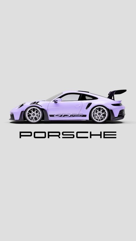 Porsche Gt3 Rs Purple, Lavender Porsche, Purple Porsche Wallpaper, Cars Widgets, Purple Porsche, Porsche Wallpaper, Whatsapp Logo, Purple Car, Cool Car Pictures