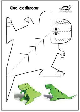 Glue-lee printable dinosaur Dinosaur Template, Dinosaurs Preschool, Dinosaur Activities, Pinup Art, Dinosaur Crafts, A Dinosaur, Printable Crafts, Childrens Crafts, Animal Crafts