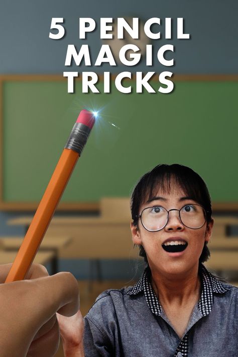 Here are some awesome pencil magic tricks that anyone can do. You will learn five simple pencil magic tricks for beginners. No matter your age or skill level, you can still enjoy doing cool magic tricks with a pencil. Learn now! Card Tricks For Beginners, Magic Tricks For Beginners, Pencil Trick, Learn Magic Tricks, Magic Tricks Tutorial, Remote Control Helicopters, Magic Tricks For Kids, Cool Magic Tricks, Easy Magic Tricks