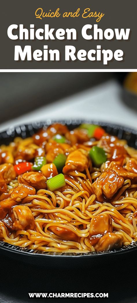 Chicken Chow Mein Chicken Chow Mein Recipe Authentic, Chow Mein Recipe Chicken, Authentic Chow Mein Recipe, Chicken Chow Mein Recipe Old Fashioned, Chowmein Recipe Chow Mein, Chow Mein Sauce Recipe, Chicken Lo Mein Recipe Easy, Cantonese Chow Mein Recipe, Chow Mein Recipe Easy