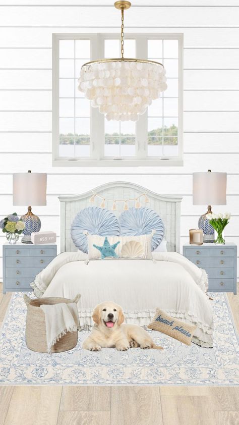 #roominspo #preppy #beach Coastal Room Decor, Beachy Room Decor, Beachy Room, Coastal Room, Preppy Beach, Beach Room, Preppy Room Decor, Beach Bedroom, Preppy Room