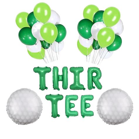 PRICES MAY VARY. ★ All-in-One Kit: Decorating 60th Birthday Golf party with this banner! High-Quality Material: Non-toxic and Environmentally Friendly, Foil Balloon can be reused for next party! Easy to Assemble: It comes with all the tools you need to set up for the party! ★ Ideal gift: A perfect gift for the 30th Golf Birthday Party ! 100% Liked & Best Service:If you have any questions about our products,please contact us immediately,we will resolve it as soon as possible. Golf Theme Party For Men, Survivor 30th Birthday, 30th Birthday Party Golf Theme, Golf Birthday Party Games, Men’s Golf Birthday Party, Male 30th Birthday Theme, Golf Themed Birthday Party For Men Games, Male Birthday Theme, Mens Golf Birthday Party