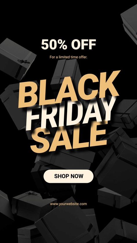 Black Friday Landing Page Design, Black Friday Animation, Black Friday Story, Black Friday Banner Design, Black Friday Instagram Story, Black Friday Design Ideas, Black Friday Graphic, Friday Graphic, Sale Instagram Story