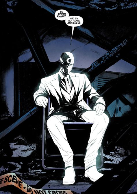 Moon Knight Comics, Marc Spector, Mr Knight, Marvel Moon Knight, Marvel Characters Art, Knight Art, Oscar Isaac, Marvel Comic Universe, Marvel Comics Art