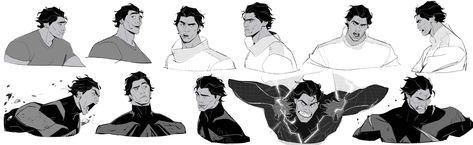 Ami Thompson on Twitter: "Miguel O'Hara expression sheet I did for #AcrossTheSpiderVerse https://t.co/JM3JNYtIUn" / Twitter Ami Thompson, Expression Sheet, Spaider Man, Miguel O Hara, Hand Drawing Reference, Face Expressions, Character Wallpaper, Art Style Inspiration, Art Archive