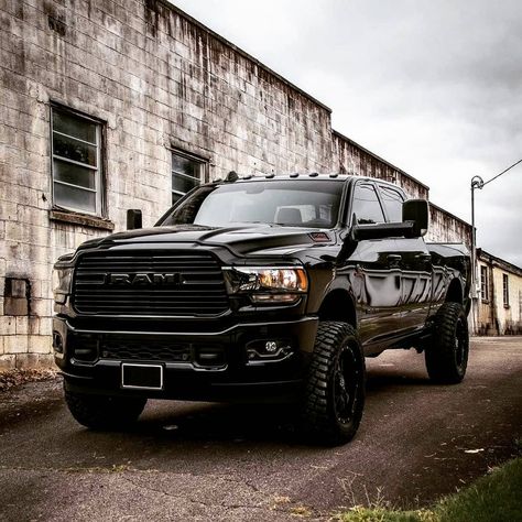 HDRams on Instagram: “2019 Ram 2500 Big Horn Black 📸: @caelencockrum  #Ram #RamTrucks #2019Ram #RamHD #HeavyDuty #Pickup #Pickups #Truck #Trucks #PickupTruck…” Dodge Charger 1968, Impala Chevrolet, Dodge Ram Diesel, Ram Cars, Jeep Pickup Truck, Archangel Tattoo, Dodge Demon, Dodge Diesel, Dodge Charger Hellcat