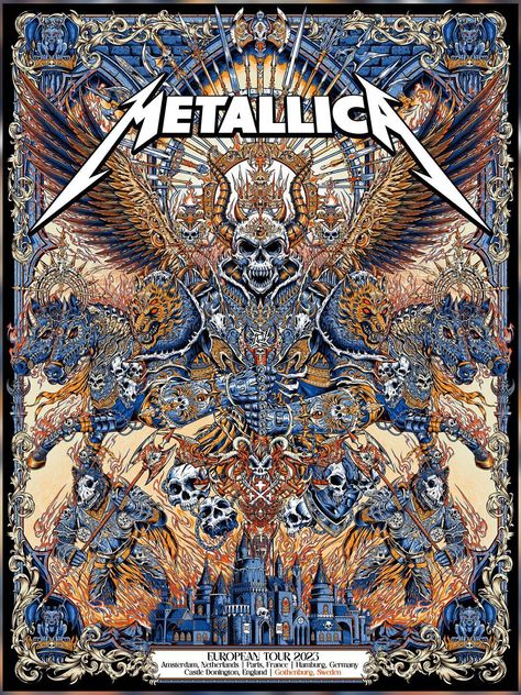 Metallica Poster, Metallica Albums, Metallica Concert, Metallica Art, Sofi Stadium, Rock Cover, Heavy Metal Art, Band Wallpapers, Heavy Metal Music