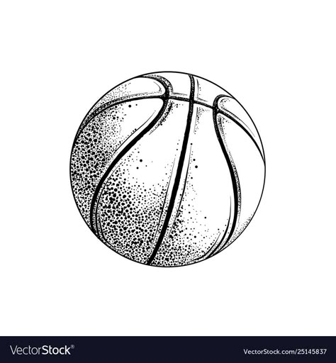 Basketball Ball Tattoo Design, Ball Tattoo Basketball, Basketball Line Art, Basketball Ball Drawing, Basketball Drawing Ideas, Basketball Drawings Sketches, Basketball Tattoo Design, Basketball Tattoo Ideas, Sketches For Painting