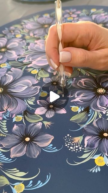 Kateryna Kryvolap / Canadian Petrykivka Artist 💙💛 on Instagram: "My new painting 🌸 www.kryvolap.ca" Petrykivka Painting Tutorial, Petrykivka Painting, Painting Flowers Tutorial, Flowers Tutorial, New Painting, Painting Flowers, Artist On Instagram, Flower Tutorial, Painting Tutorial