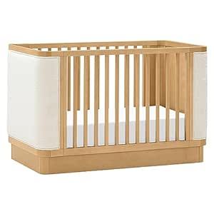 Babyletto Bondi Boucle 4-in-1 Convertible Crib with Toddler Bed Conversion Kit in Honey with Ivory Boucle, Greenguard Gold Certified 4 In 1 Crib, Dreamy Aesthetic, Junior Bed, Best Crib, Toddler Beds, Adjustable Mattress, Convertible Crib, Crib Mattress, Indoor Air