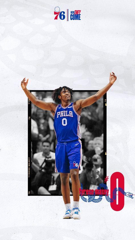 Tyrese Maxey Tyrese Maxey Wallpaper, Team Drawing, Tyrese Maxey, Ky Wildcats, Nba Wallpapers, Nba Pictures, Basketball Pictures, Philadelphia 76ers, Basketball Team