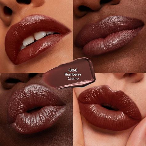 Revlon - Rumberry Super Lustrous Lipstick | Ulta Beauty Lip Hacks, 90s Lipstick, Dark Copper Brown, Winter Skin Tone, Trendy Lipstick, Revlon Lipstick, Revlon Super Lustrous Lipstick, Lip Looks, Revlon Super Lustrous