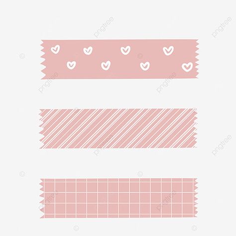 Pink Washi Tape Printable Free, Pink Tape Aesthetic, Pink Washi Tape Printable, Washi Tape Stickers Png, Cute Washi Tape Png, Aesthetic Washi Tape Sticker, Cute Tape Png, Pink Stickers Png, Pink Washi Tape Png