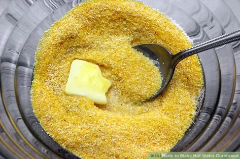 Hot Water Cornbread Recipe Jiffy, Easy Hot Water Cornbread Recipe, Hot Water Cornbread Recipe Soul Food, Cornbread Fritters, Hot Water Cornbread Recipe, Water Cornbread, Jiffy Cornbread Recipes, Hot Water Cornbread, How To Make Cornbread