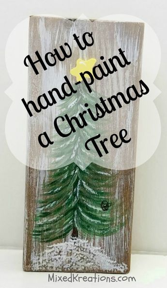 Paint A Christmas Tree On Wood, Xmas Boards Decorating Ideas, Wood Scraps Christmas Crafts, Wood Christmas Tree Sign, Christmas Tree Wood Sign, Christmas Tree Paintings Easy, Hand Painted Christmas Tree On Wood, Painted Wood Christmas Signs, Wood Plank Christmas Tree