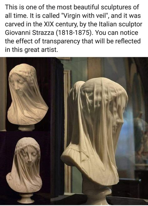 Virgin with veil.. ♥ Luxury Mansions Interior, Italian Sculptors, Make Me Happy, Great Artists, Beautiful World, Sculptor, Art History, Inspire Me, How To Look Pretty