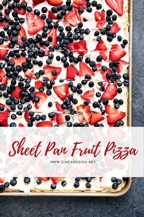 Sheet Pan Fruit Pizza, Recipes Using Marshmallows, Fruit Pizza Cookies, Sugar Cookie Pizza, Fruit Pizza Frosting, Fruit Pizza Bar, Fruit Pizza Designs, Fruit Pizza Sugar Cookie Recipe, Healthy Fruit Pizza