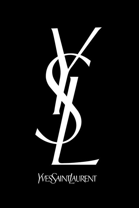 Yves Saint Laurent Ysl Poster, Saint Laurent Aesthetic Wallpaper, Saint Laurent Branding, Ysl Logo Aesthetic, Yves Saint Laurent Logo, Yves Saint Laurent Poster, T Shirt Yves Saint Laurent, Louis Vuitton Iphone Wallpaper, Chanel Wallpapers