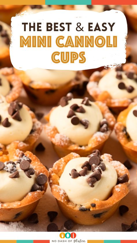 Discover the joy of making Mini Cannoli Cups, an elegant yet easy Italian dessert! Perfect for any occasion, these bite-sized treats feature a creamy ricotta filling, enhanced with a hint of citrus, nestled in a crispy, cinnamon-sugar pastry cup. Ideal for impressing guests or treating your family, they're simple to make and irresistibly delicious. Follow the recipe for a sweet journey into Italian baking. Don’t forget to save and share this delightful recipe for your next gathering! Easy Mini Cannoli Cups, Mini Cannoli Tarts, Pie, Cannoli Cheesecake Bites, Appetizer Dessert Recipes, Mini Canolli Tarts, Canoli Mini Cups, Mini Cannoli Bites, Mini Canoli Cups Cannoli Dip