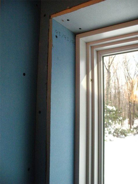 Dry Wall Return Window, Trimless Windows, Modern Window Trim, Window Jamb, Farmhouse Trim, Modern Trim, Fine Homebuilding, Multifamily Housing, Basement Decorating