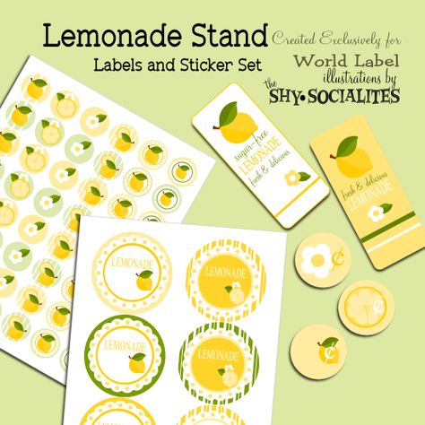 Lemonade Stand Printables - Saving Dollars & Sense | Coupon & Review Blog Lemonade Stand Party, Kids Lemonade, Lemonade Stands, Pink Lemonade Party, Sophia Rose, Summer Lemonade, Infant Care, Straw Flags, Lemonade Party