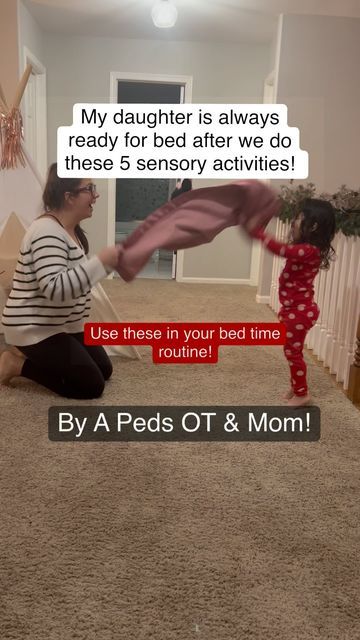 Sensory Seeking Activities Toddler, Sensory Regulation For Adults, Pediatric Occupational Therapy Activities, Sensory Seeking Activities, Proprioceptive Activities For Kids, Occupational Therapy Activities For Kids, Toddler Activities At Home, Routines For Kids, Bed Time Routine