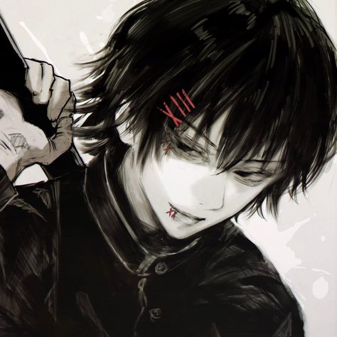 Suzuya Juuzou Manga, Emo Boy Art, Juuzou Tokyo Ghoul, Tokyo Ghoul Fan Art, Ayato Kirishima, Animes Emo, Emo Pfp, Finn Stranger Things, Tokyo Ghoul Manga