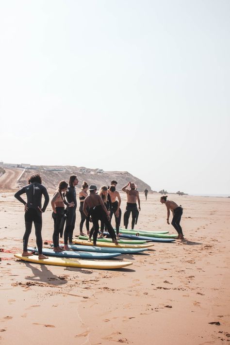 surf lessons taghazout Surf Lesson Aesthetic, Surf Trip Aesthetic, Taghazout Morocco, Surfing Lessons, Surf Morocco, School Volunteer, Surfing Aesthetic, Athens Travel, Surf Instructor