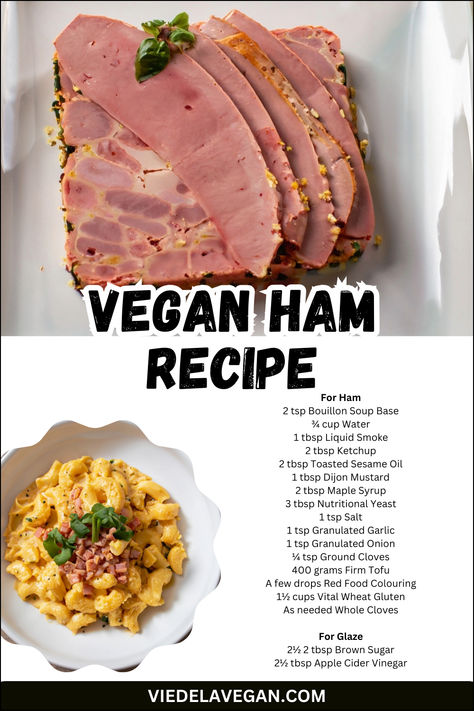 VEGAN HAM RECIPE Vegan Ham Sandwich, Vegan Lunch Meat Recipes, Russian Vegan Recipes, Fast Vegan Dinner, Vegan Subs, Vegan Ham Recipe, Vegan Ham, Plant Based Meat, Vegan Entree Recipes