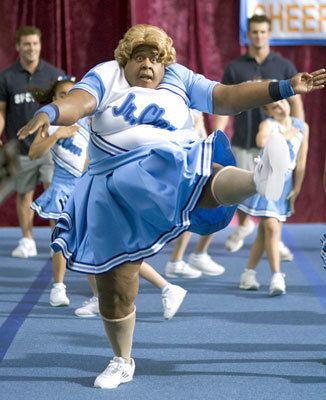 Martin Lawrence as "Big Mama" in "Big Momma's House 2" undercover as a cheerleader helping the younger daughter Big Momma's House, Madea Funny Quotes, Big Momma, Funny Roasts, Rap Album Covers, Joe Budden, Office Movie, Watch Big, Martin Lawrence